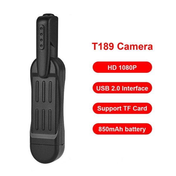T189 Full HD 1080P Mini Wearable Small Pen Camer